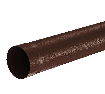 Водосток Aquasistem, Система 150/100 - Труба водосточная 1.00м RAL 8017 Коричневый matt купить в Одинцово