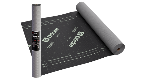Супердиффузионная мембрана Docke, АT 150 EL трёхслойная, (универсальная с клеевой полосой) купить в Одинцово