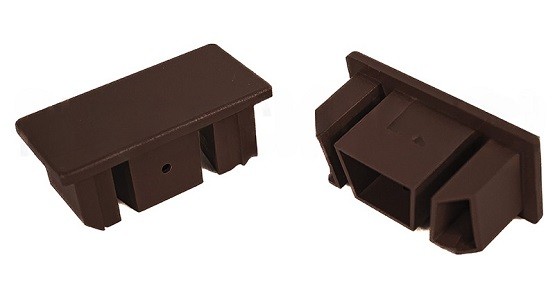 Заглушка для перил торцевая из алюминия GardenParkett Венге купить в Одинцово