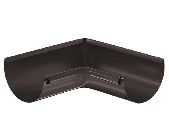 Водосток Aquasistem, система 150/100 - Угол желоба, внутренний 90° RR 32 Тёмно Коричневый купить в Одинцово