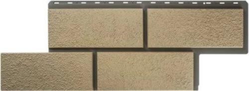 Фасадная панель Альта-Профиль Неаполитанский камень - Слоновая Кость купить в Одинцово