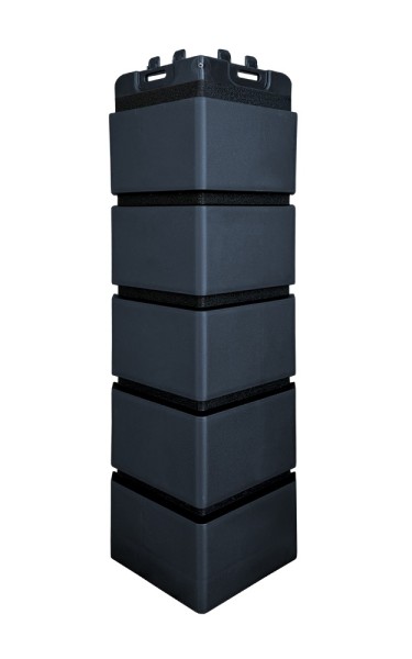 Угол Grand Line клинкерный кирпич ПРЕМИУМ Графит (шов RAL 9005) купить в Одинцово