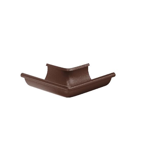 Водосток Aquasistem, Система 150/100 - Угол желоба, наружный 90° RAL 8017 Коричневый matt купить в Одинцово