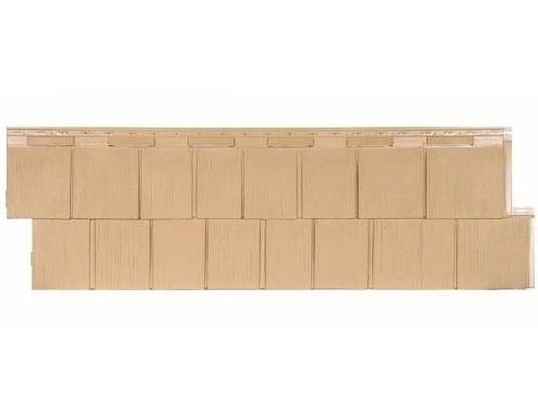 Фасадная панель T-Сайдинг-Щепа пихта ЭКО-1 Бежевый купить в Одинцово