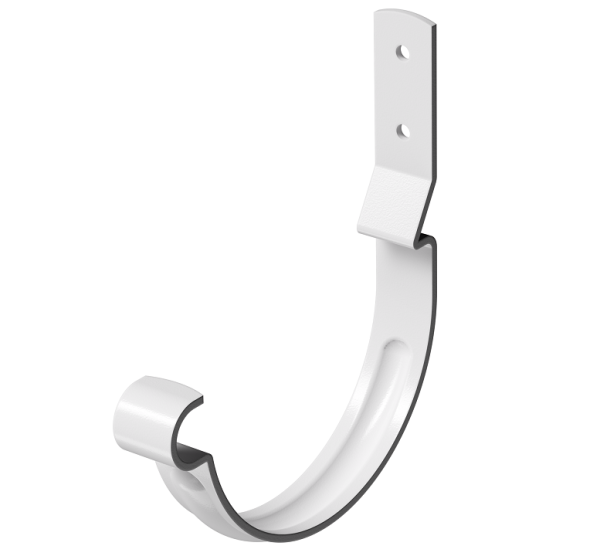 Карнизный крюк короткий D125 (гнутый) Döcke STAL PREMIUM Пломбир, (RAL 9010) купить в Одинцово