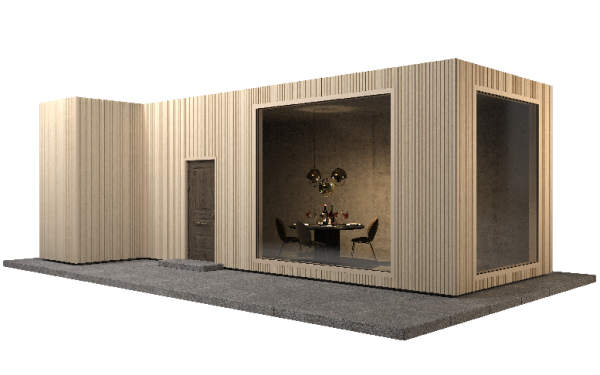 Фасадная панель GRINDERDECO, ДПК,двухсторонняя Выбеленный дуб купить в Одинцово