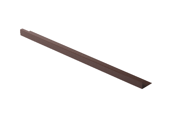 Профиль финишный,алюминиевый, бурый купить в Одинцово