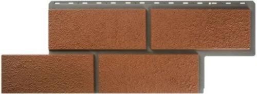 Фасадная панель Альта-Профиль Неаполитанский камень - Терракотовый купить в Одинцово