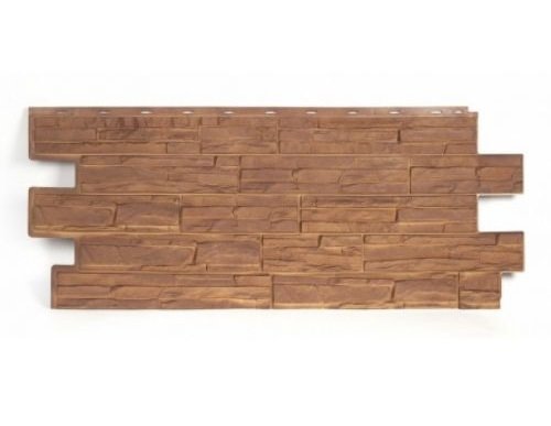 Фасадная панель T-Сайдинг-Альпийская сказка ЭКО-2 Орех купить в Одинцово