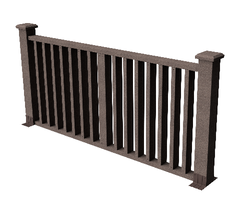 Ограждения декоративное ДПК GRINDERDECO Риальто венге купить в Одинцово