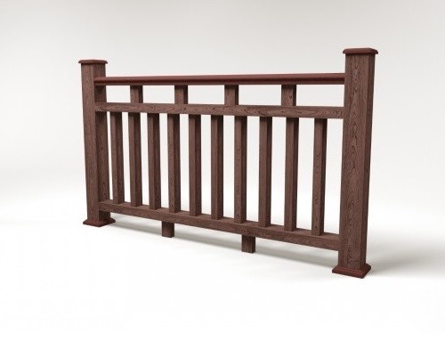 Ограждение из ДПК FG8 шоколад купить в Одинцово