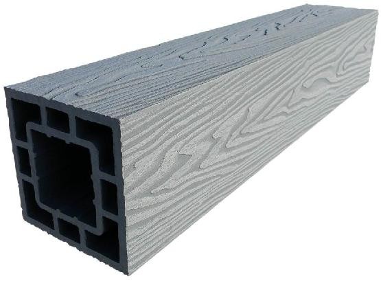 Столб опорный ДПК 3D GardenParkett фактура дерева Серый купить в Одинцово