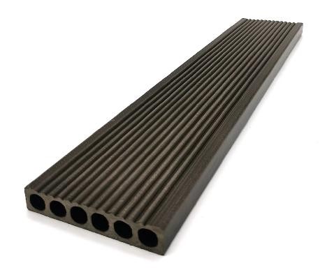 Заборный профиль NanoWood Темно-коричневый купить в Одинцово