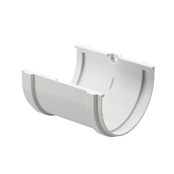 Соединитель желоба Docke Premium ПВХ - Пломбир купить в Одинцово