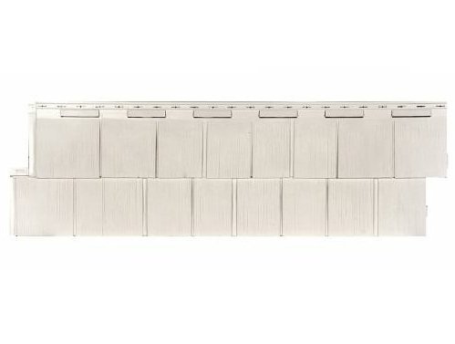 Фасадная панель T-Сайдинг-Щепа пихта ЭКО-1 Белый купить в Одинцово
