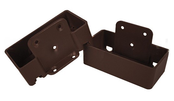 Крепление перил прямое из алюминия GardenParkett Венге купить в Одинцово