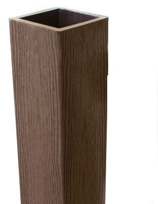Столб опорный Woodvex Co-Extrusion Темно - Коричневый купить в Одинцово