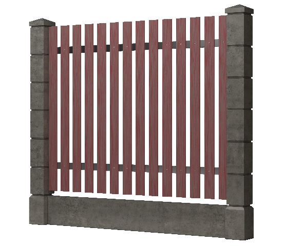 Заборная доска GRINDERDECO, ДПК, шлифованная Мербау купить в Одинцово