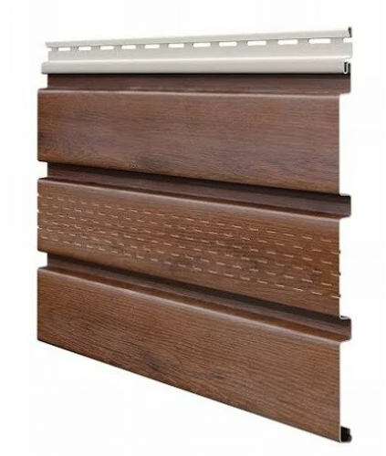 Софит ламинированный VOX UNICOLOR с центральной перфорацией, Коричневый купить в Одинцово