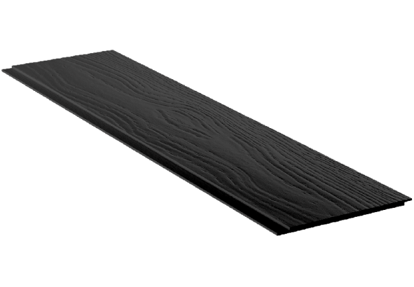 Фиброцементный сайдинг Фибростар Одноцветный 190х3000х8мм КР 85 Глубокий Чёрный купить в Одинцово