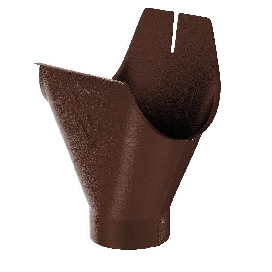 Водосток Aquasistem, Система 150/100 - Воронка желоба RAL 8017 Коричневый matt купить в Одинцово