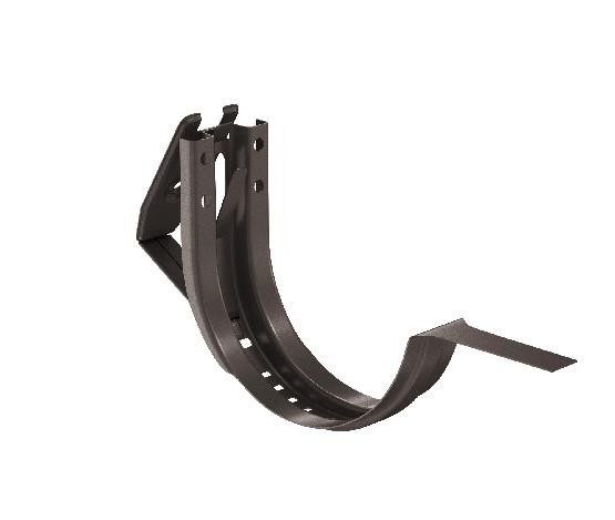 Водосток Aquasistem, система 125x90 - Крюк крепления желоба короткий регулируемый RR 32 Тёмно-Коричневый купить в Одинцово