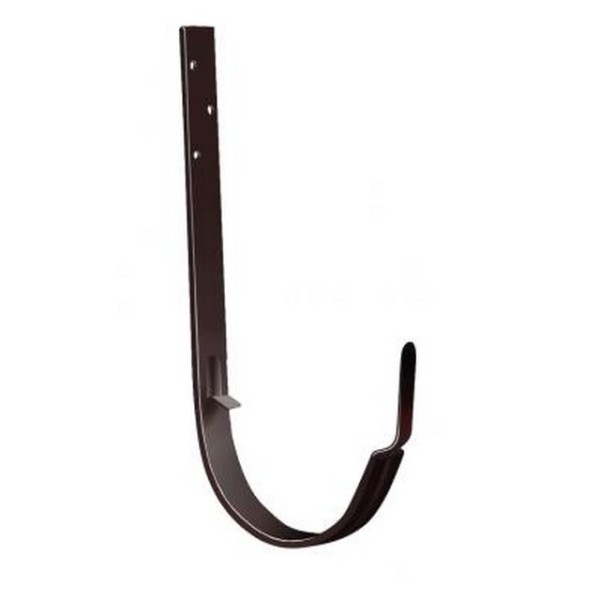 Водосток Grand Line 125x90 – Кронштейн длинный RAL 8017 купить в Одинцово