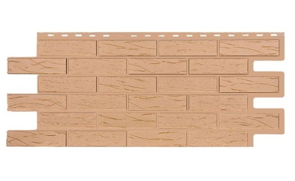 Фасадная панель T-Siding Кирпич Саман Эко Крем купить в Одинцово