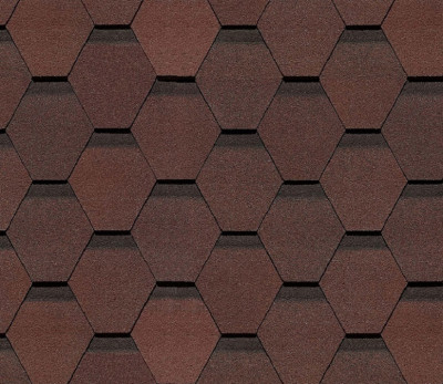 Гибкая черепица Docke, коллекция Кёльн – Зрелый каштан