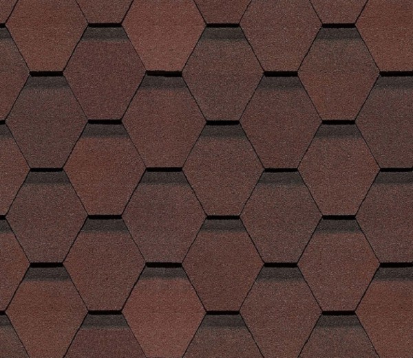 Гибкая черепица Docke, коллекция Кёльн – Зрелый каштан купить в Одинцово