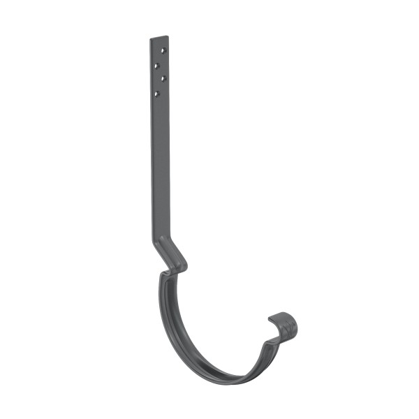 Водосток Aquasistem, система 125x90 - Крюк крепления желоба удлиненный RR 23 Маренго купить в Одинцово