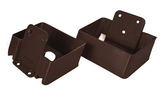 Крепления перил наклонное из алюминия GardenParkett Венге купить в Одинцово