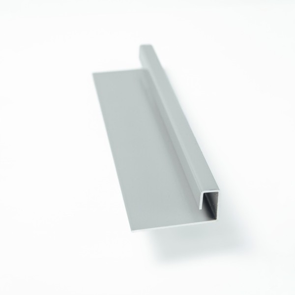 Профиль J завершающий алюминиевый (матовый) 3м купить в Одинцово